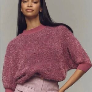 Maeve By Anthropologie Elegant Mauve Knit Sweater